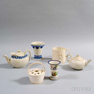 Six Assorted Wedgwood Stoneware Items