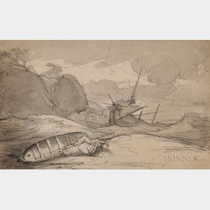 Benjamin West (American, 1738-1820) Shipwreck