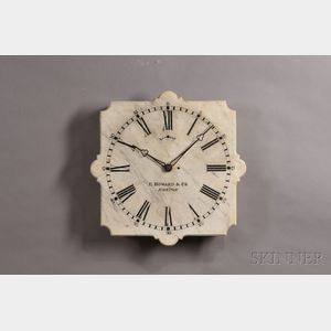 E. Howard No. 20 Marble Dial Wall Clock