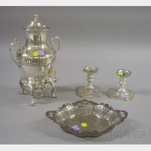 Group of Sterling and Silver Plated Serving Items