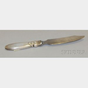 Georg Jensen "Cactus" Sterling Silver-handled Cheese Knife