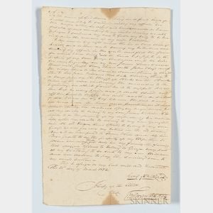 Will of George McNutt (1751-1823) Document