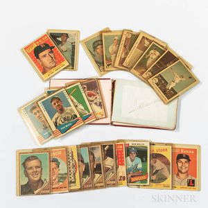 Group of 1950s Baseball Cards