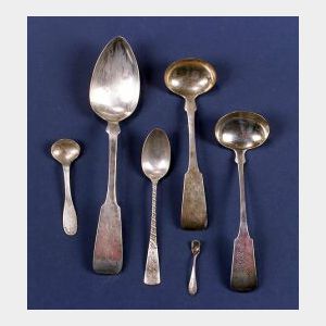 Lot - A GROUP OF SEVENTEEN PIECES OF WHITING MANUFACTURING CO. STERLING  SILVER FLATWARE IN THE LOUIS XV PATTERN, NEW YORK, NEW YORK, DESIGNED  1891