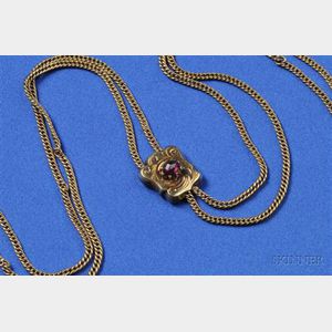 Antique 14kt Gold Watch Chain