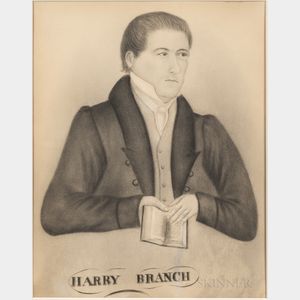 American School, 19th Century Portrait of Harry Branch