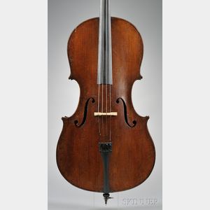 Child's French Violoncello, c. 1860, Caussin Workshop