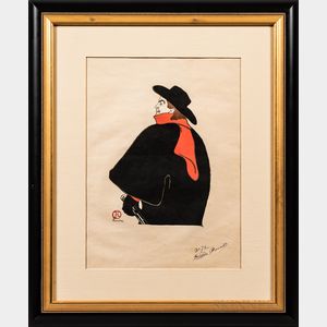 Henri de Toulouse-Lautrec (French, 1864-1901) Aristide Bruant dans son Cabaret