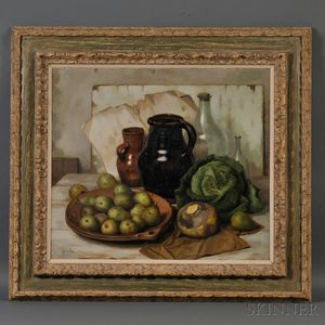 Henk Bos (Dutch, 1901-1979) Green Cabbage