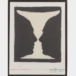 Jasper Johns (American, b. 1930) Cup 2 Picasso