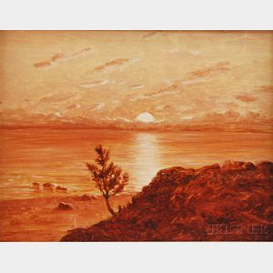 Horace Robbins Burdick (American, 1844-1942) Sunset.