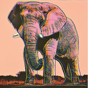 Andy Warhol (American, 1928-1987) African Elephant