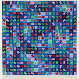 Victor Vasarely (Hungarian/French, 1906-1997) Rhythm