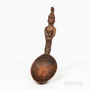 Philippines Carved Wood Spoon