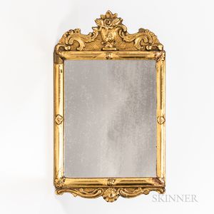 Rococo Gilt-gesso Framed Mirror