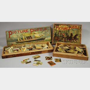 Two Boxed McLoughlin Picture Puzzles