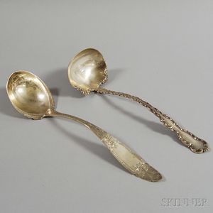 Two Silver Ladles