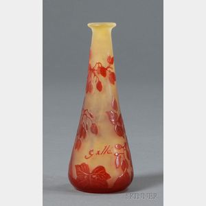 Small Galle Cameo Vase