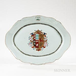 Export Porcelain Armorial Platter