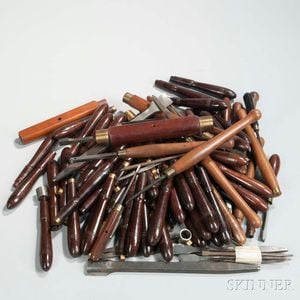 Collection of Holtzapffel and Other Manufacturer's Turning Tools
