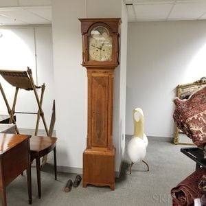 Inlaid Mahogany American Tall Clock