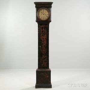 John Sterland Japanned Longcase Clock