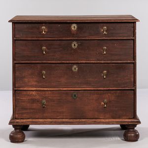 Pine Chest of Four Drawers