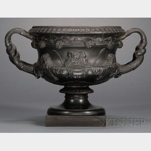 Wedgwood Black Basalt Warwick Vase