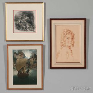 Three Framed Works