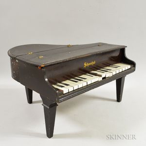 Schoenhut Brown-painted Pine Toy Piano