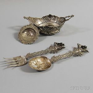 Four Pieces of Dutch Silver