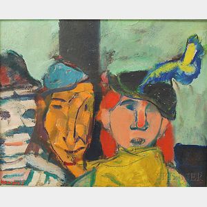 Gerrit Hondius (Dutch/American, 1891-1970) Three Figures