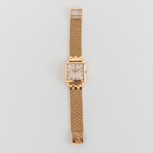 Omega 18kt Gold Reference 3971 Wristwatch and Bracelet