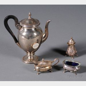 French .950 Silver Hot Water Pot