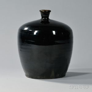 Black Ware Bottle Vase