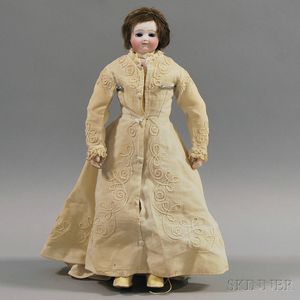 French Bisque Head Lady Doll