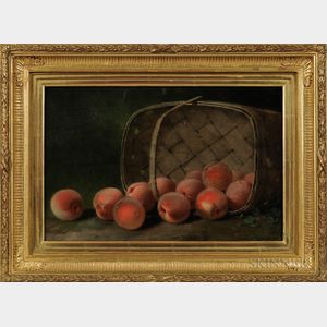 George Harvey (New York, Massachusetts, England, Canada, 1800-1878) Sill Life with Peaches