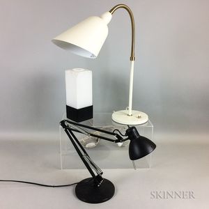 Bellvue Model AJ8 Lamp by Arne Jacobsen, a Desk Lamp and Lantern