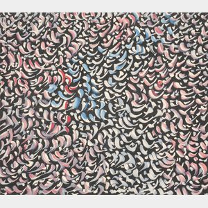 Mark Tobey (American, 1890-1976) (Homage to Tobey, portfolio) The Grand Parade