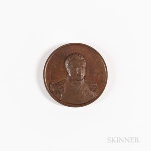 1829 Netherlands U.S.-Canadian Border Arbitration Bronze Medal