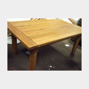 Provincial-style Oak Extension Dining Table