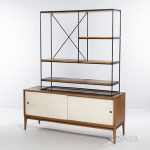 Paul McCobb for Planner Group Credenza and Shelving Unit