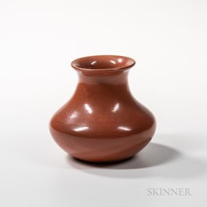 Contemporary Nambe Pottery Jar