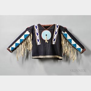 Blackfeet Beaded Cloth War Shirt