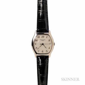 Gentleman's 18kt White Gold "Gondolo" Wristwatch, Patek Philippe