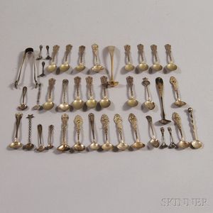 Group of Small Mostly Sterling Silver Flatware