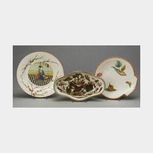 Six Wedgwood Queen&#39;s Ware Dishes