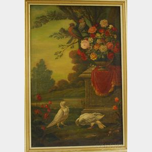 Continental School, 20th Century Classical Scene with Birds