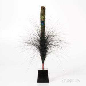 Peacock Feather for Hat Adornment