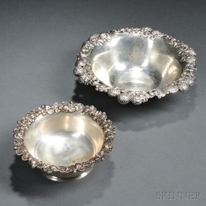 Two American Circular Sterling Silver Bowls